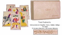 Луксозни Карти Таро -  Таро в дървена кутия -  Tarot Especial Subirachs