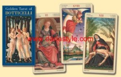 Луксозни Карти Таро -  Златно таро на Ботичели - Golden Botticelli Tarot 