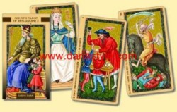 Луксозни Карти Таро -  Златно ренесансово таро - Golden Tarot of Renaissance - Estensi Tarot 